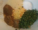 A picture of step 1 of Meatloaf Dry Spices.