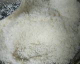 A picture of step 1 of Coconut Burfi.