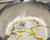 A picture of step 1 of Peas Paratha.