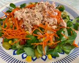 Foto del paso 1 de la receta: Ensalada de canónigos simple con atún
