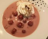 Vaníliapudingos meggyleves recept fázis 4 fotója