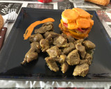 Foto del paso 4 de la receta: Ternera moruna con timbal de verdura y patata cocida