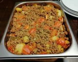 Foto del paso 4 de la receta: Volteado de Papas y Ahogado de Carne molida de Res y Repollo