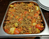 Foto del paso 4 de la receta: Volteado de Papas y Ahogado de Carne molida de Res y Repollo