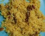 A picture of step 3 of Lemon rice.