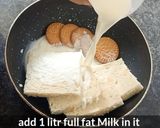 A picture of step 1 of Bread Kulfi.