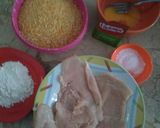 Foto langkah ke 1 dari resep Ayam goreng filet isi keju.