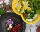Foto langkah ke 1 dari resep Sayur asem sunda bumbu uleg.