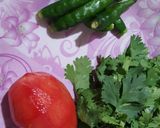 A picture of step 2 of Aloo ka bharta.