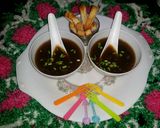 A picture of step 8 of Veg Hot and Sour soup.