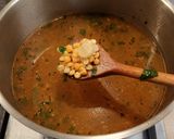 Zöldséges sárgaborsó leves recept fázis 4 fotója