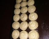 A picture of step 3 of Layered chapati with kamande (one tree.