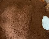 Foto langkah ke 1 dari resep Brownies Pisang Peanut Butter, Lembut, Simple, Tepung Terigu, Tanpa Mixer.