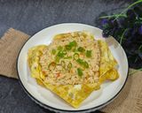 Foto langkah ke 5 dari resep Nasi Goreng Telur Dadar.