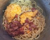 Foto del paso 8 de la receta: Spaghetti carbonara (sin nata) 🍝