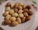 Ciastka orzeszki z kremem śmietanowym z masą od "Karpatki" domowej roboty takie są Najlepsze krok przepisu 1 zdjęcie