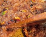 A picture of step 8 of Bread dry fruits Halwa.
