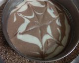 A picture of step 3 of Marble cake with out oven.