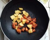 Foto langkah ke 5 dari resep Tropical Salsa Pork With Teriyaki Tofu.