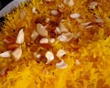 A picture of step 3 of Tayari (sweet rice).