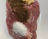 A picture of step 1 of Pulled beef sandwich.