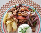 Foto del paso 4 de la receta: Lomo Saltado de Pescado