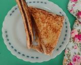 Foto langkah ke 3 dari resep Roti Panggang Selai Coklat.