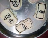 A picture of step 2 of Graveyard Muffin.