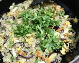 A picture of step 8 of Quinoa Egg Fried Rice.