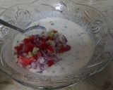 A picture of step 3 of Pudeenay wala raita.