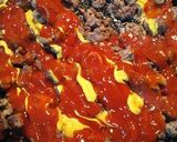 A picture of step 4 of Cheddar Cheese Sloppy Joe.