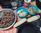 Foto del paso 2 de la receta: Comida árabe fatay, tabulé y shawarma