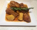 Foto del paso 6 de la receta Conejo al ajillo con un toque de tomillo y romero