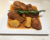 Foto del paso 6 de la receta: Conejo al ajillo con un toque de tomillo y romero