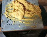 A picture of step 3 of Aloo bhujiya.