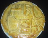 A picture of step 8 of Beef/fish pan pie.