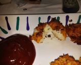 Foto del paso 6 de la receta: Coditos de pollo doritos con bombas de papa rellenas