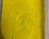 A picture of step 4 of Semolina Dhokla.
