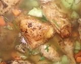 Foto del paso 4 de la receta: Pollo con vegetales en caldillo