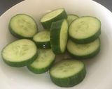 A picture of step 2 of Cucumber Salad.