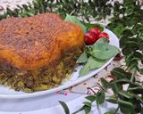 عکس مرحله 11 از دستور تهچین شوید باقالی با گوشت چرخکرده😋