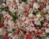 A picture of step 3 of Moong dal chilla.