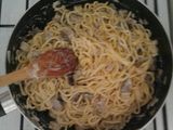Pastas Tchai con Berenjenas