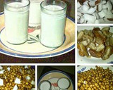 A picture of step 5 of Coconut,tiger nut and date milk.
