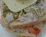 Foto del paso 5 de la receta Sándwich o sangui vegetal con queso