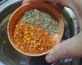 A picture of step 3 of Imli ki khatti meethi chutney.