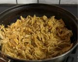 Foto langkah ke 5 dari resep Ayam Suwir Bumbu Rendang (isian Lemper).