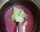 A picture of step 5 of Custard orange jelly ice cream.