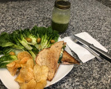 Foto del paso 2 de la receta: Sándwich de Pechuga de Pavo y Espinaca