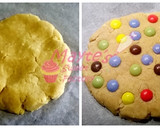 Foto del paso 3 de la receta: Cookies XXL con mantequilla de cacahuete y Lacasitos